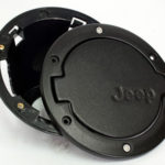Jeep Wrangler Matt Black Fuel Cap Set-0