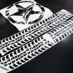 Jeep Matt Black Vinyl Tyre Tread Sticker Kit-0