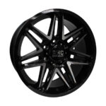 18" BOULDER 6/139 Black Alloy Wheels