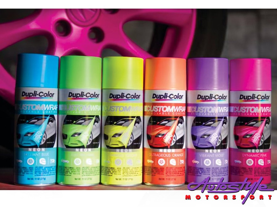 Dupli Color Custom Wrap Renovating Coating Neon Outrageous Orange