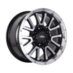 15" A-Line Volcano 5/114 STBLK Alloy Wheels