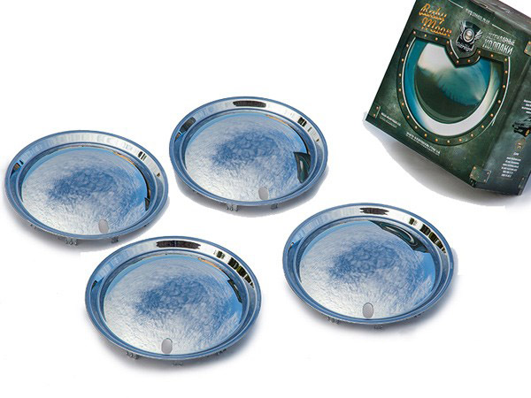 15" FullMoon Chrome Wheel Cap -0 15" FullMoon Chrome Wheel Cap -0