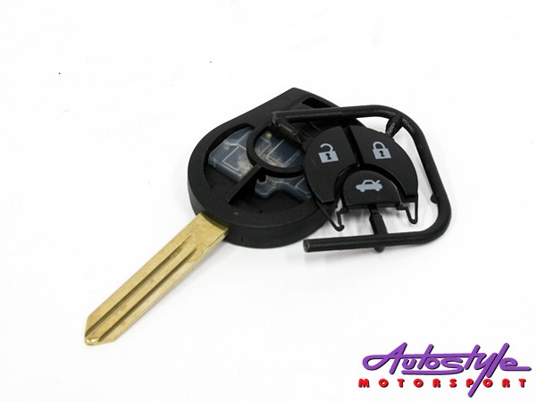 Blank Key For Nissan Micra (3button)-0 Blank Key For Nissan Micra (3button)-0