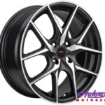 15" A-Line Tatum 4/100 BKMF Alloy Wheels-0
