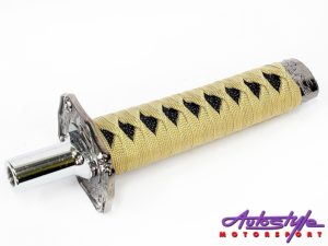 Universal Samurai Design Gear Shift Knob (gold)-0