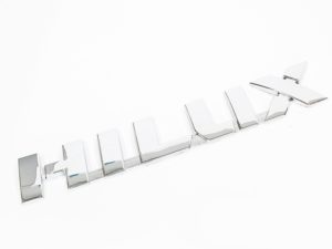 Toyota Hilux Chrome Badge (21cm)-0