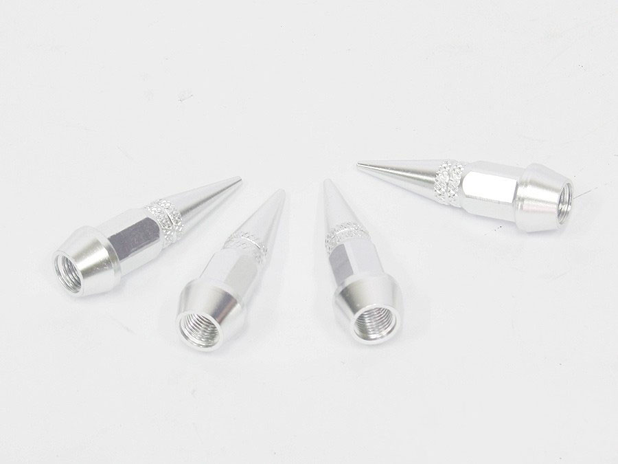 Decorative Spikes Valve Caps (silver)-0 Decorative Spikes Valve Caps (silver)-0