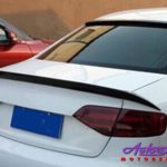 Audi A4 B8 3piece Bootspoiler Fiber glass -0
