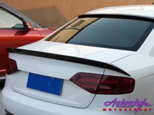 Audi A4 B8 3piece Bootspoiler Fiber glass -0