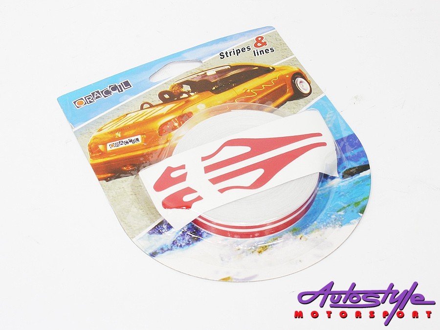 Vehicle Pinstriping Kit (9mm double red)-0 Vehicle Pinstriping Kit (9mm double red)-0