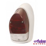 VW Classic Beetle 68-74 Red/White Tailight (RHS)-0