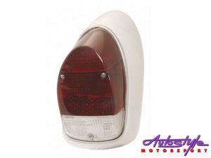 VW Classic Beetle 68-74 Red/White Tailight (RHS)-0
