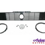 VW Golf Mk1 Centre/Outer Grille Pieces with Badge -0