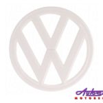 VW Classic Bus T2 VW Emblem Plastic White-0