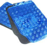 NX Racing Metallic Blue Floor Mats