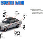Replacement Rubber Kit for Ford Escort Mk1 68-75 4door-0