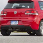 VW Golf Mk6 R-Line Replacement Rear Bumper with Diffuser-0