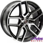 18" A-Line Chicane 5/112 BKMF Alloy Wheels-0