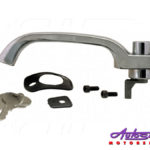 VW Classic Bus T2 Cab Door Handle with Keys Chrome-0