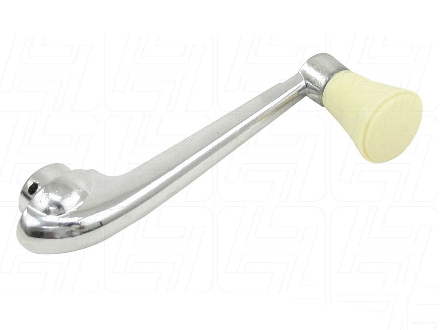 VW Classic Beetle Window Winder Handle Chrome with Ivory Knob Pair-0 VW Classic Beetle Window Winder Handle Chrome with Ivory Knob Pair-0