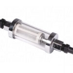 Chrome and Perspex Fuel Filter for 5-6mm Hose