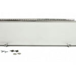 VW Bus Rear Safari Window Kit finished in Stainless Steel