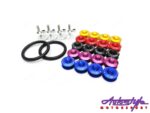 Universal Aluminum JDM Quick Release Fasteners For Bumpers (gold)-0