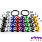 Universal Aluminum JDM Quick Release Fasteners For Bumpers (gold)-30225