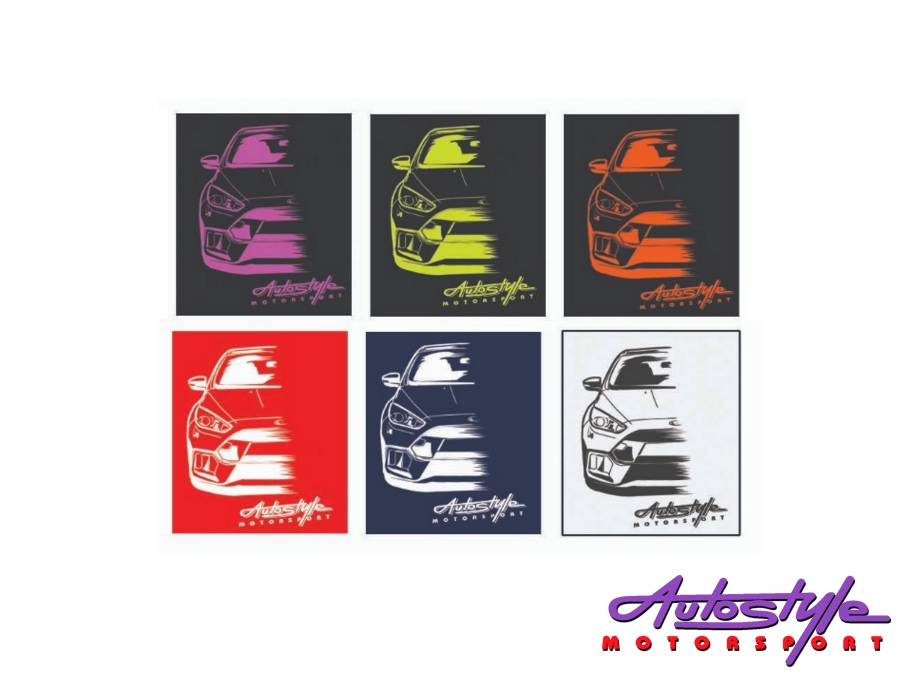 VW Polo Silhouette Design T-Shirt – 7 to 8yo kids size (asst colours)-30160