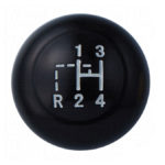 Vintage Speed Gear Knob with Stock Shift Pattern Black 10mm Thread