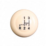 Vintage Speed Gear Knob with a Stock Shift Pattern finished in Ivory >