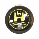 Hooter Button with Black & Gold Wolfsburg Crest