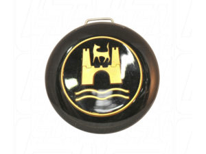 Hooter Button with Black & Gold Wolfsburg Crest