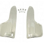 VW Classic Beetle rear Stone Guards Stainless Steel Tall Type Pair