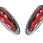 Porsche 356 Red Teardrop Tailights (pair)