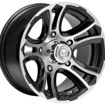 16" A-Line Rebel 6/139 BKMF Alloy Wheels