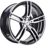 17" A-line Destiny 4/100 BKMF Alloy Wheels