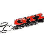Gti Rabbit Racing Sticker Badge (14cm)