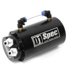 Oil Catch Can – Rounded with Lid (black)