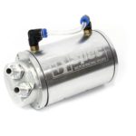 Oil Catch Can – Rounded with Lid (silver)