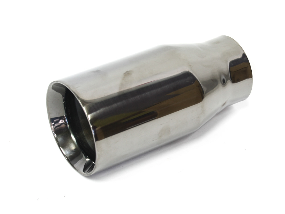 FSN76BK F1X Senna 76mm Gunmetal Chrome Tailpipe - Image 1