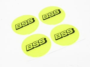BSS Neon Yellow Wheel Center Cap Decal