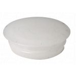 VW Classic Beetle Door Screw Plug White  Plastic