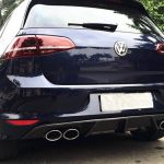 VW Golf Mk7 R-Line Quad Exhaust Carbon Fibre Rear Apront