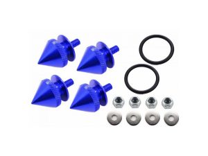 EZAUTOWRAP Quick Release Bumper Fasteners Kit – Blue With 2 O-Rings For Car Fender, Trunk, Or Hatch Lids