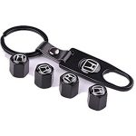 Valve Cap Kit with Key – Honda Logo