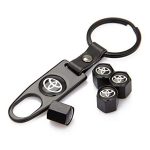 Valve Cap Kit with Key – Toyota Logo