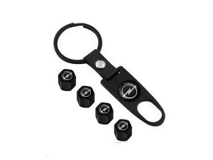 Valve Cap Kit with Key – Opel Logo