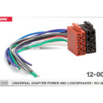 ISO Male Power/Loudspeaker Adaptor