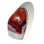 VW Beetle 1968-1973 Complete Rear Light Right with Amber Clear and Red Lens